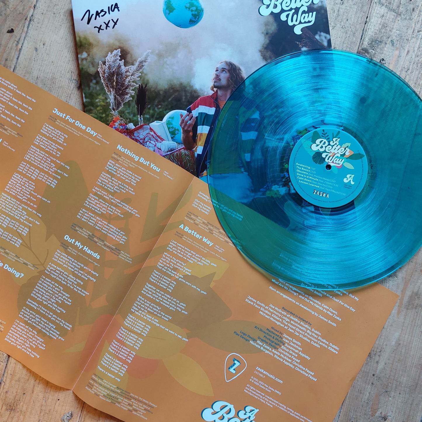 A Better Way - Signed Limited Edition Transparent Teal Vinyl