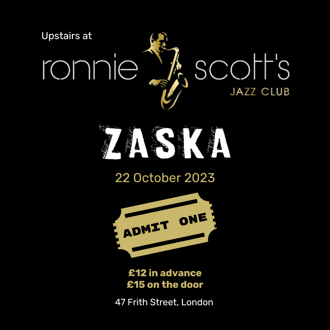 Ticket - Upstairs at Ronnie Scott's - 22 October 2023