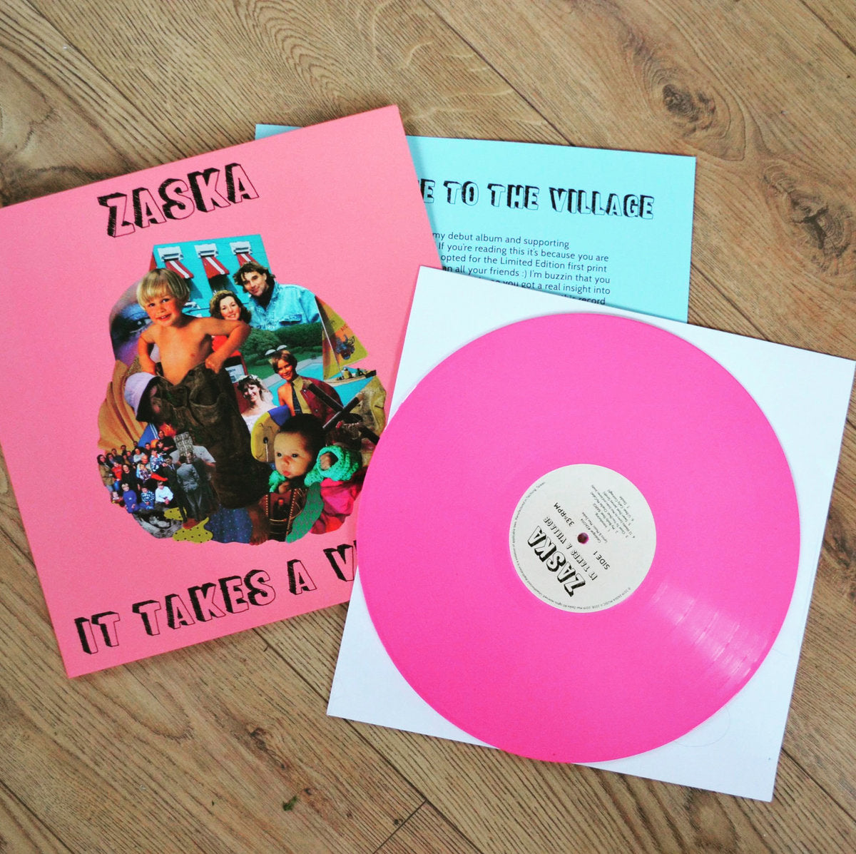 It Takes A Village Signed Limited Edition 180g Pink Vinyl