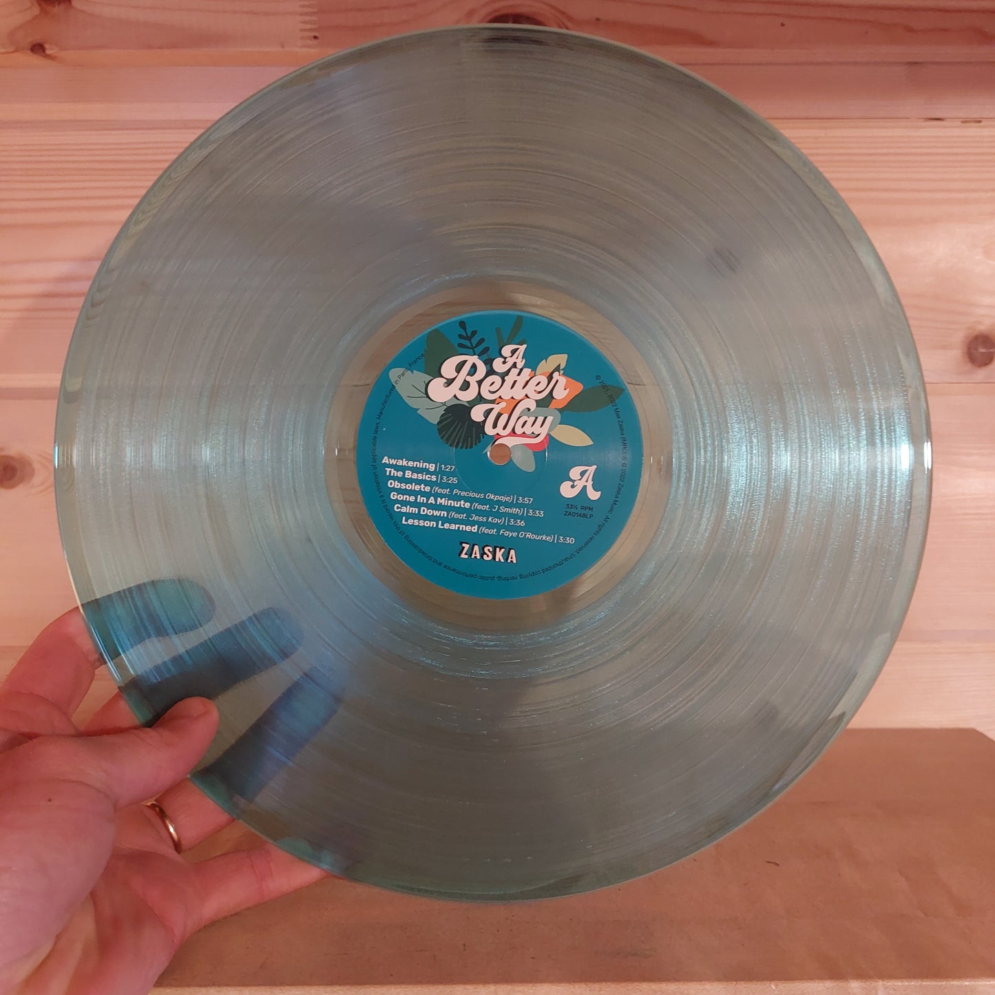 A Better Way - Signed Limited Edition Transparent Teal Vinyl