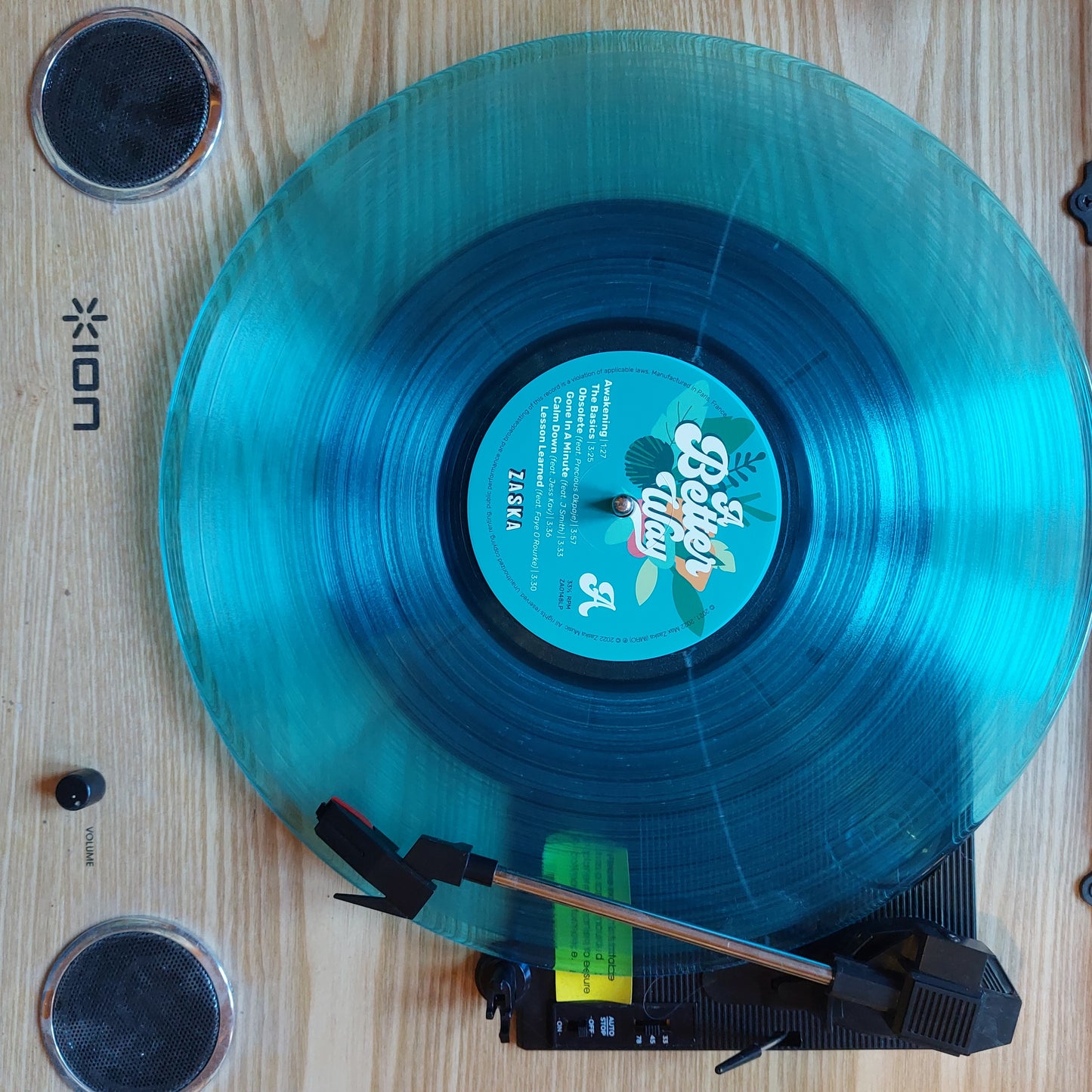 A Better Way - Signed Limited Edition Transparent Teal Vinyl