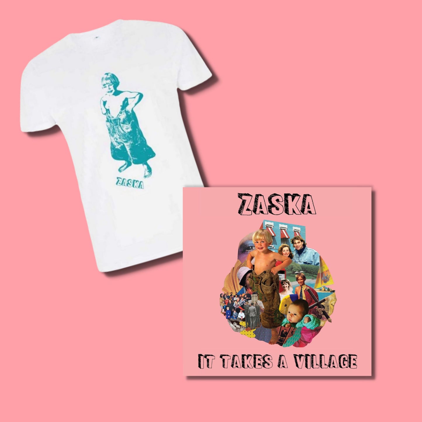 It Takes A Village Vinyl & Z-Shirt Bundle