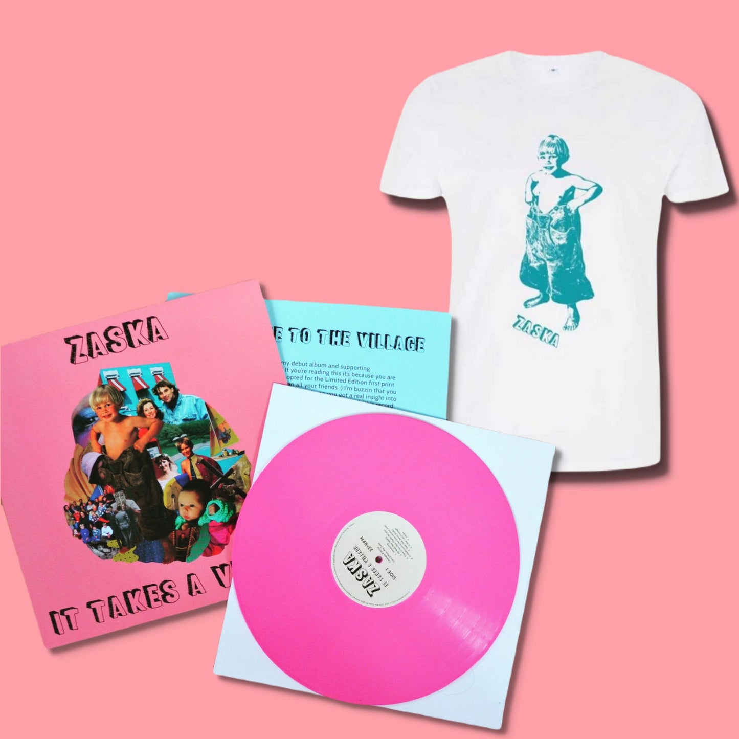 It Takes A Village Vinyl & Z-Shirt Bundle