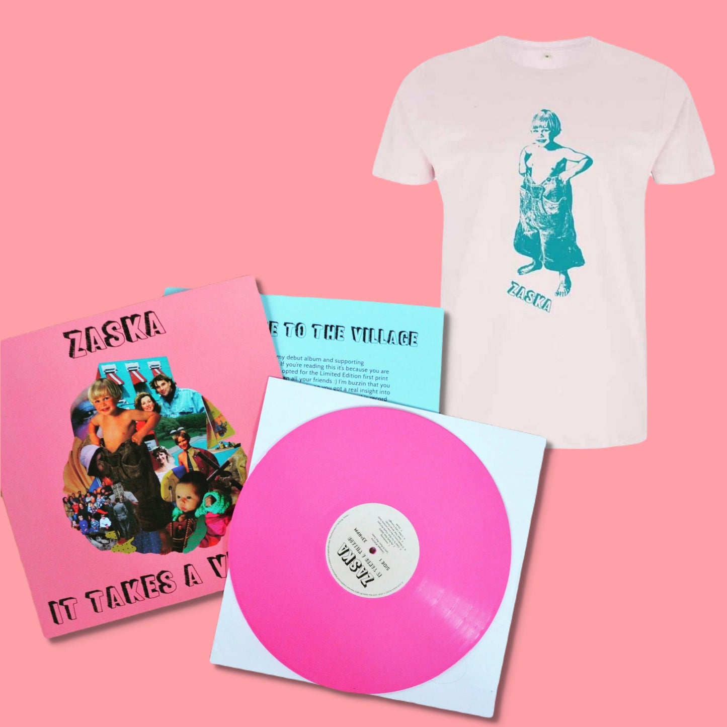 It Takes A Village Vinyl & Z-Shirt Bundle